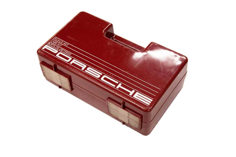 Lot 482 - Porsche Car Care Kit, 1980s