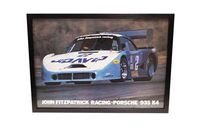 Lot 485 - John Fitzpatrick Racing Porsche 935 K4 Publicity Poster