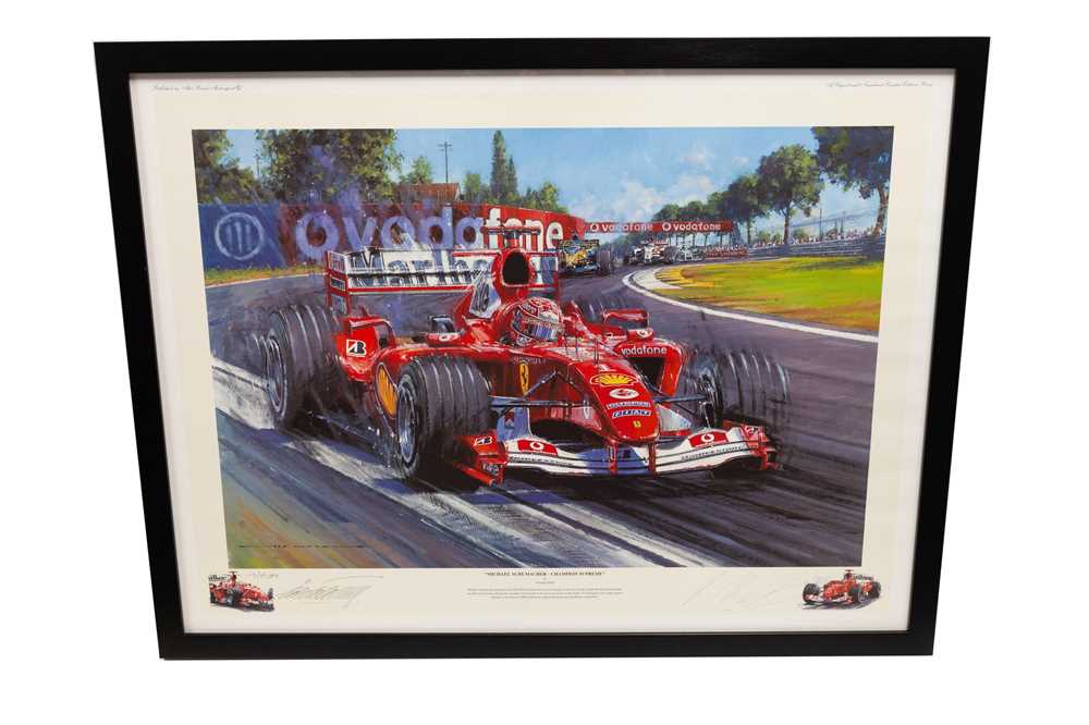 Lot 488 - Michael Schumacher ‘Champion Supreme’ by Nicholas Watts