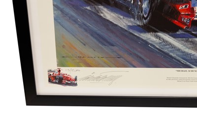 Lot 488 - Michael Schumacher ‘Champion Supreme’ by Nicholas Watts