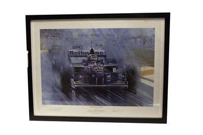 Lot 489 - Damon Hill ‘The Making of a Champion’ Limited-Edition Print
