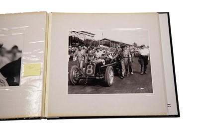 Lot 433 - Pre-War Motor Racing - A Large-Format Album Compilation of Photographs from the 1920s-1930s