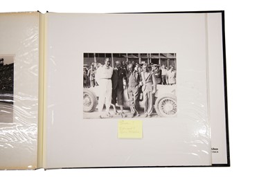 Lot 433 - Pre-War Motor Racing - A Large-Format Album Compilation of Photographs from the 1920s-1930s