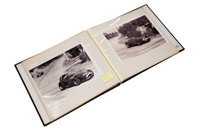Lot 434 - Post-War Motor Racing – A Large-Format Album Compilation of Photographs from 1940s-1960s