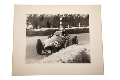 Lot 436 - Mike Hawthorn – Ferrari Super-Squalo Large-Format Photograph, c1954
