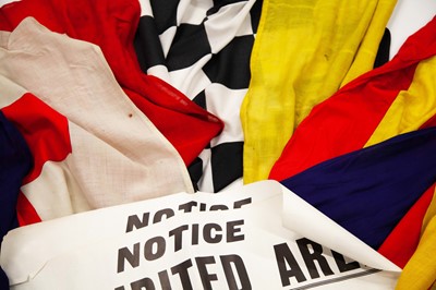 Lot 437 - Aintree Motor Circuit– Flag-Post Marshalls Memorabilia c1950s/60s