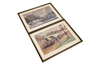Lot 440 - Peter Helck ‘Great American Races’ 1910 & 1915