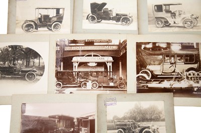 Lot 443 - Edwardian Automobiles 1903 & 1906 – A Good Group of Original French Coachbuilders’ Display-Cards