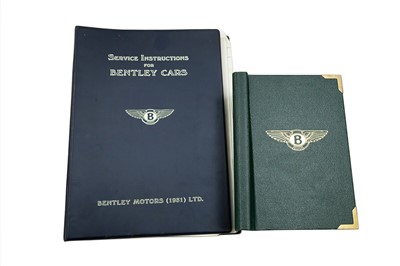 Lot 579 - 'Service Instructions for Bentley Cars' by Bentley Motors
