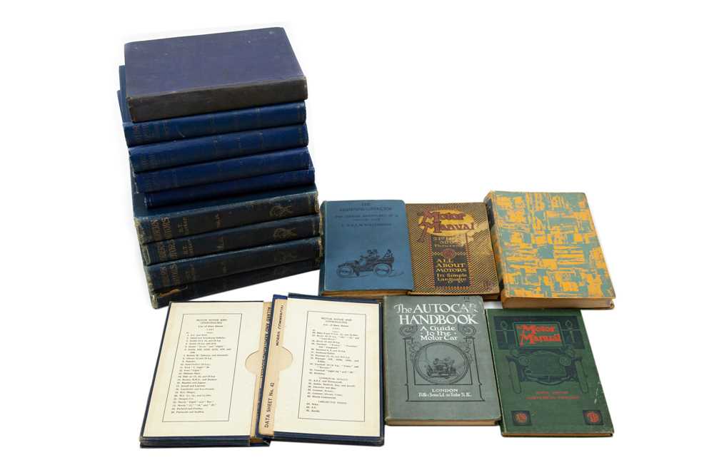 Lot 588 - Early Motoring Technical Literature