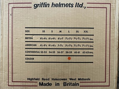 Lot 534 - A Griffin Boxed Crash Helmet, c1970s