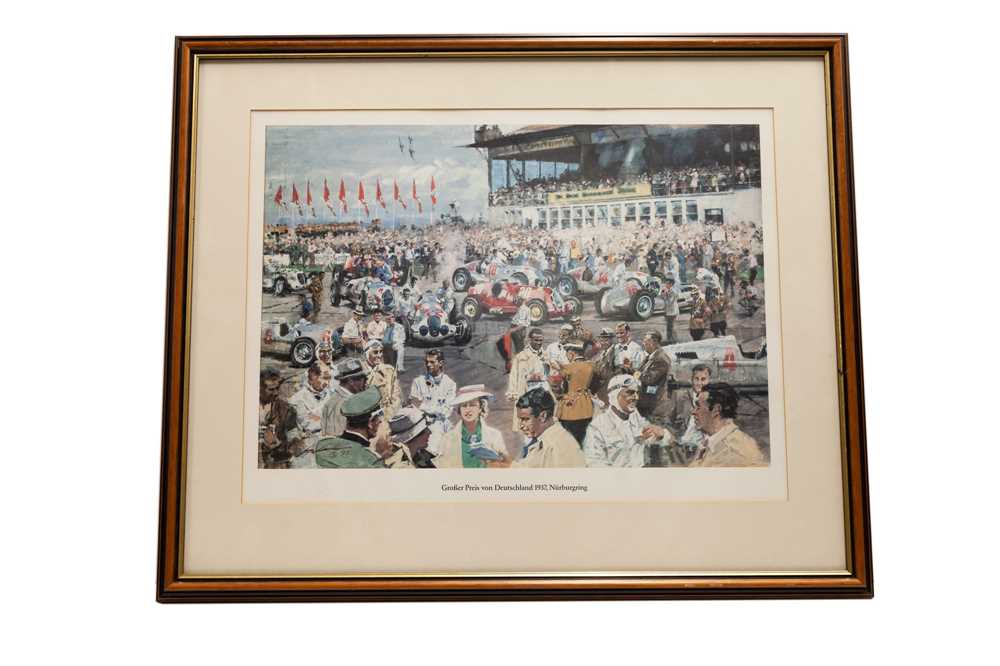 Lot 538 - Grosser Preis von Deutschland 1937, Nurburgring Artwork Print