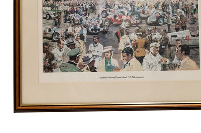 Lot 538 - Grosser Preis von Deutschland 1937, Nurburgring Artwork Print