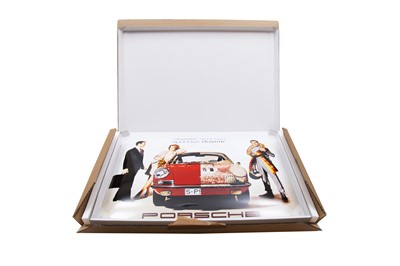 Lot 425 - Porsche ‘Elegant Sportiva’ Enamel Sign