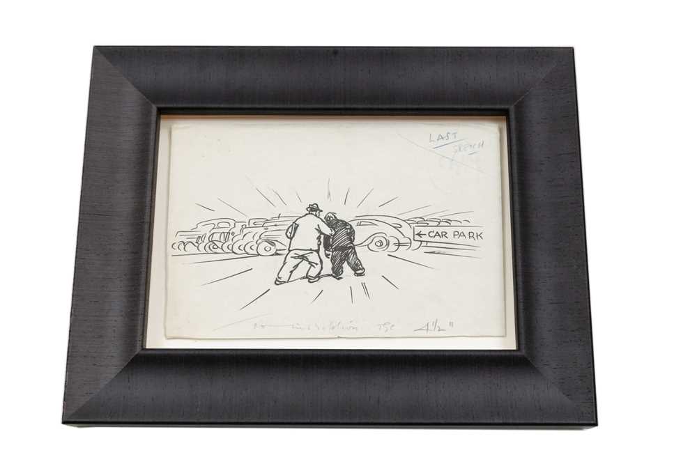 Lot 674 - Original F. Gordon Crosby – ‘Last Sketch’