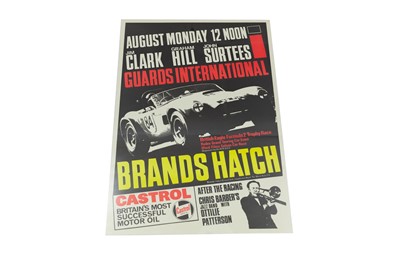 Lot 677 - Original 1966 Brands Hatch Guards International Trophy Poster