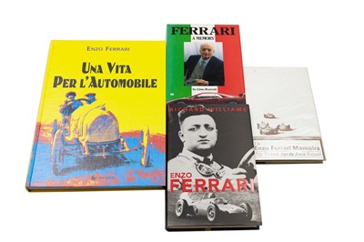 Lot 661 - Four Hardback Titles Relating to Enzo Ferrari