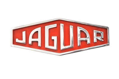 Lot 501 - Jaguar Dealer-Style Polished Cast Aluminium Sign