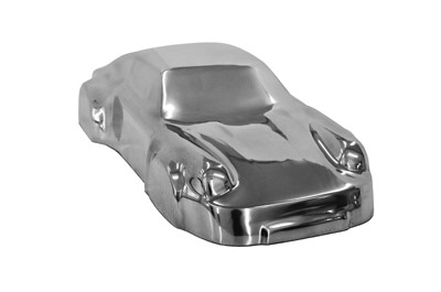 Lot 503 - Large Porsche 911 Turbo ‘Wide-Body’ Hollow Polish Cast Aluminium Sculpture
