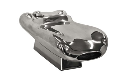 Lot 505 - 1959 Aston Martin DBR1 Hollow Polished Cast Aluminium Sculpture