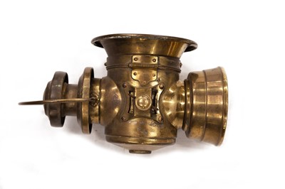 Lot 547 - A Lucas King of the Road No.766 Oil-Powered Side Lamp