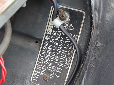 Lot 56 - 1954 Citroen Light 15 Traction Avant