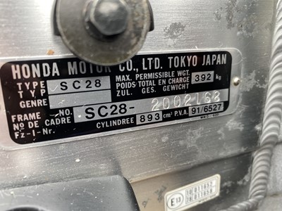 Lot 75 - 1992 Honda CBR Fireblade