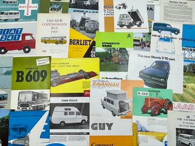 Lot 104 - Quantity of Commercial Vehicle Sales Brochures