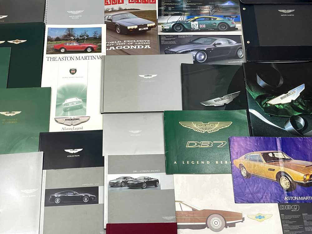 Lot 111 - Quantity of Aston Martin Sales Brochures