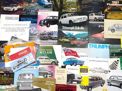 Lot 114 - Quantity of Triumph and Standard Sales Brochures