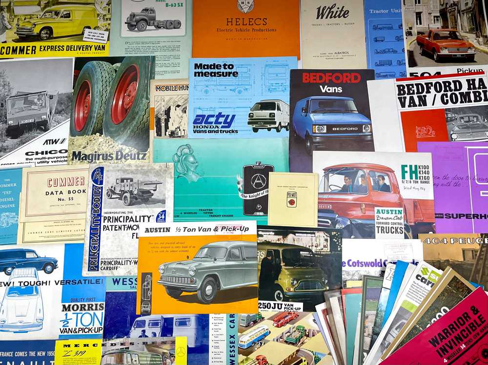 Lot 116 - Quantity of Commercial Vehicle Sales Brochures