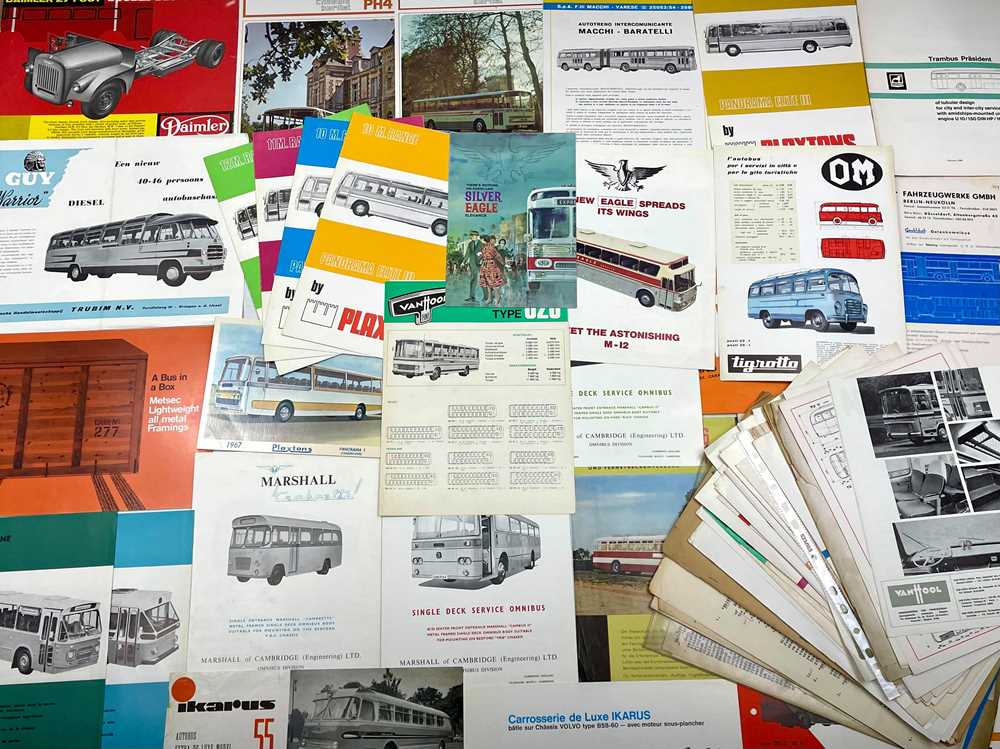 Lot 117 - Quantity of Bus and Coach Sales Brochures