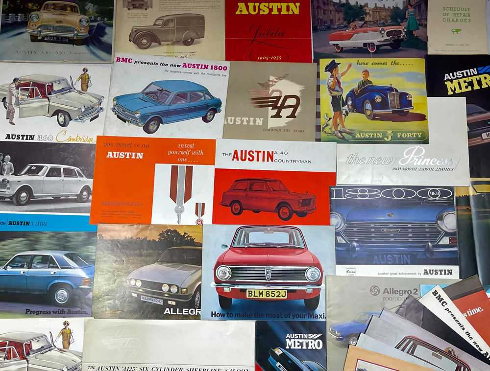 Lot 118 - Quantity of Austin Sales Brochures