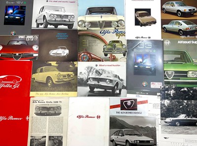 Lot 119 - Quantity of Alfa Romeo Sales Brochures