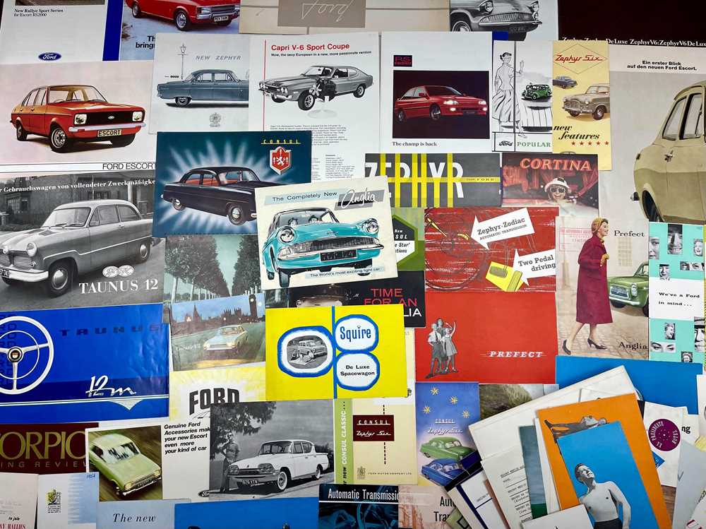 Lot 128 - Quantity of Ford Sales Brochures