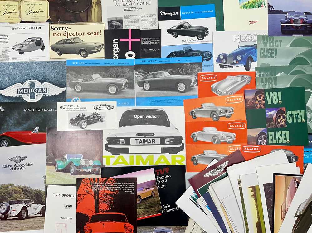 Lot 129 - Quantity of British Sports Car Sales Brochures