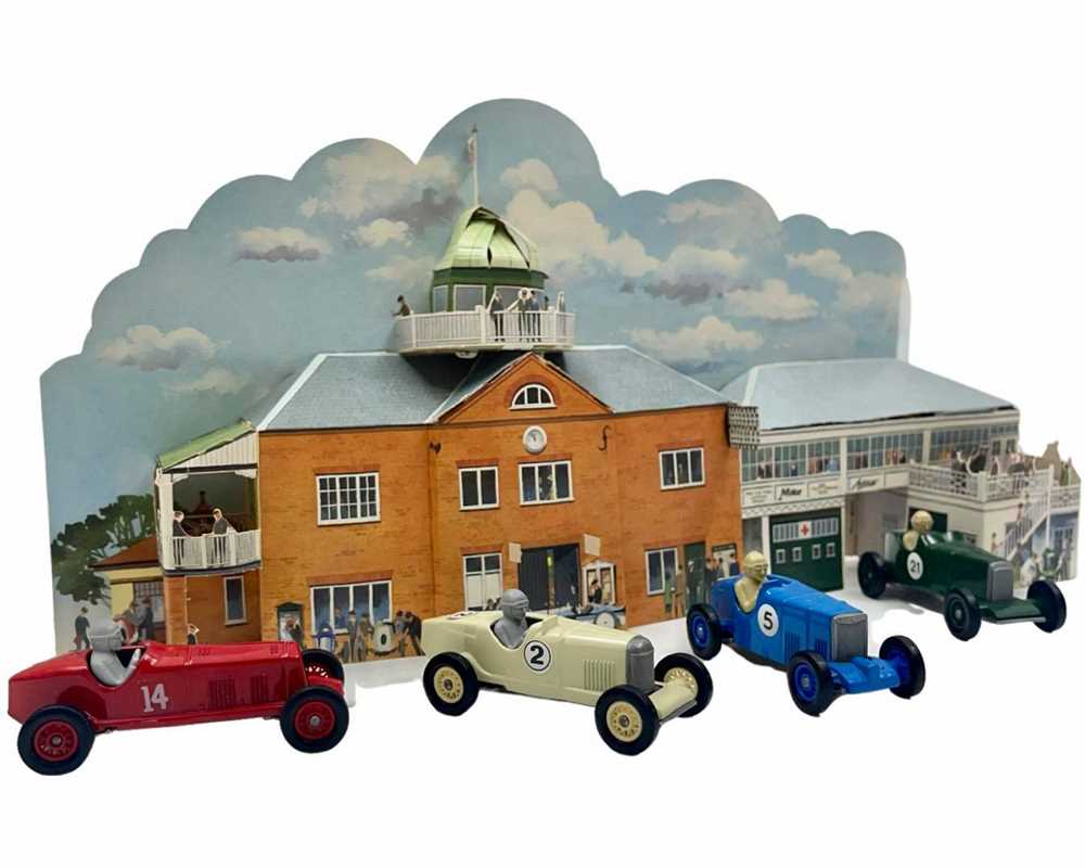 Lot 152 - BARC Brooklands Clubhouse Diorama and Models