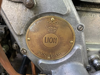 Lot 41 - 1934 Sunbeam Lion Combination