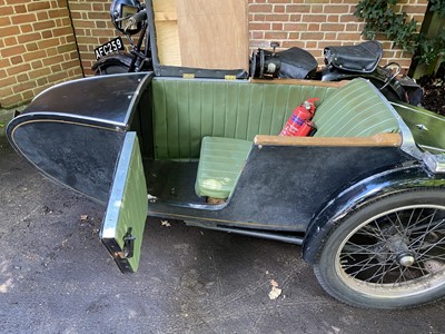 Lot 109 - 1934 Sunbeam Lion Sports Sidecar Combination