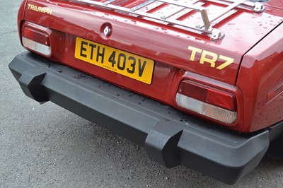 Lot 4 - 1979 Triumph TR7 30th Anniversary