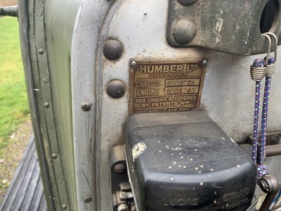 Lot 2 - 1938 Humber Snipe Imperial