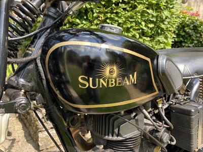 Lot 124 - 1936 Sunbeam Model 9