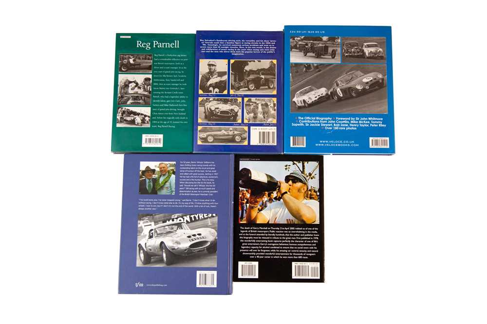 Lot 26 - Five Books Relating to Iconic British Racing