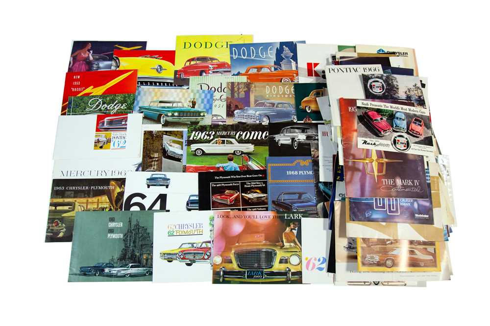 Lot 39 - Large Quantity of American Sales Brochures