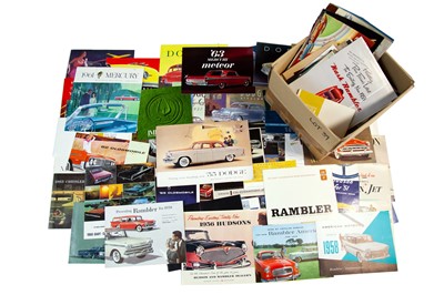 Lot 39 - Large Quantity of American Sales Brochures