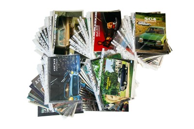 Lot 40 - Quantity of Peugeot Sales Brochures