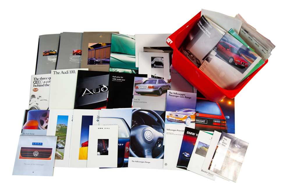 Lot 41 - Large Quantity of German Sales Brochures