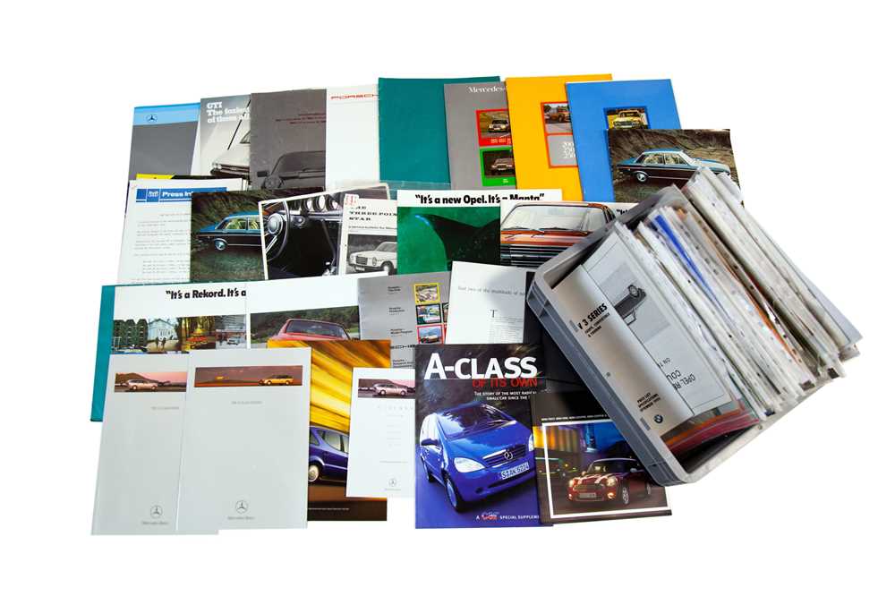Lot 42 - Quantity of German Sales Brochures