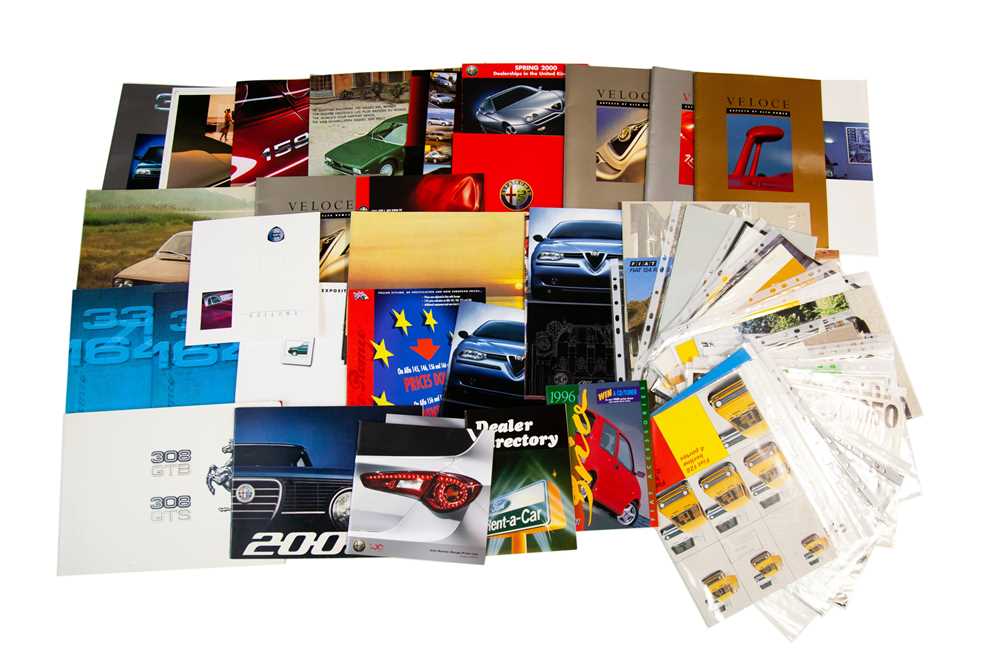 Lot 43 - Quantity of Italian Sales Brochures