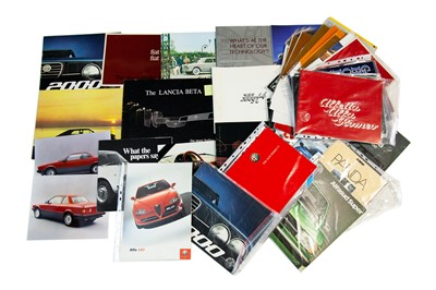 Lot 46 - Quantity of Italian Sales Brochures